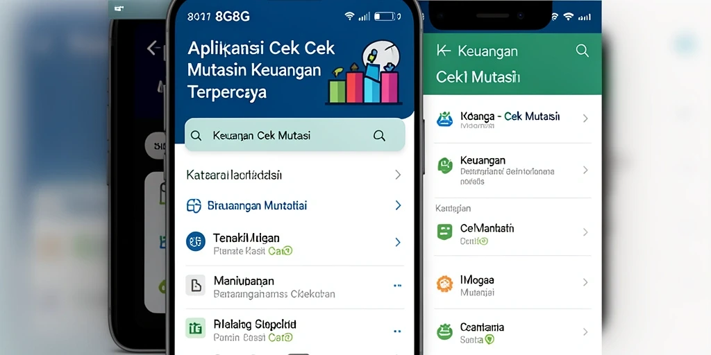Tampilan antarmuka aplikasi Cek Mutasi 8G8G yang informatif dan mudah digunakan.