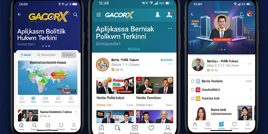 Antarmuka GACORX yang mudah digunakan untuk berita politik hukum.