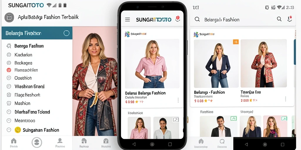 Tampilan antarmuka SUNGAITOTO yang menarik dan modern.