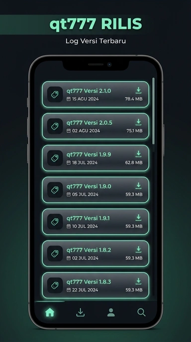 Riwayat Versi Aplikasi qt777 untuk Pengguna Android